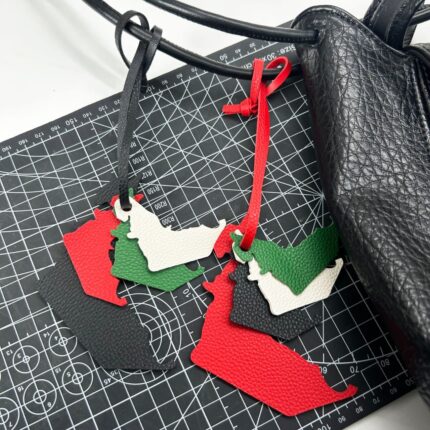 Multi - Colored UAE Map Charm